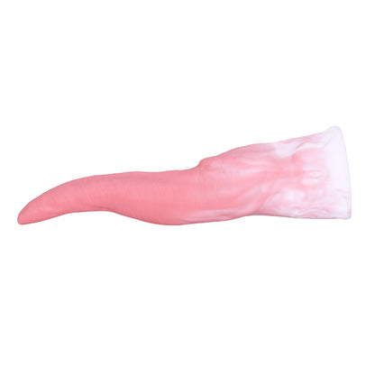 Gradual Pink 7.68 Inch Monster's Tongue Silicone Dildo-EROSREALM