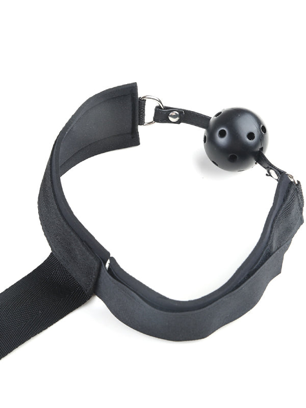 Adult Toy Ball Gag with Handcuffs-EROSREALM