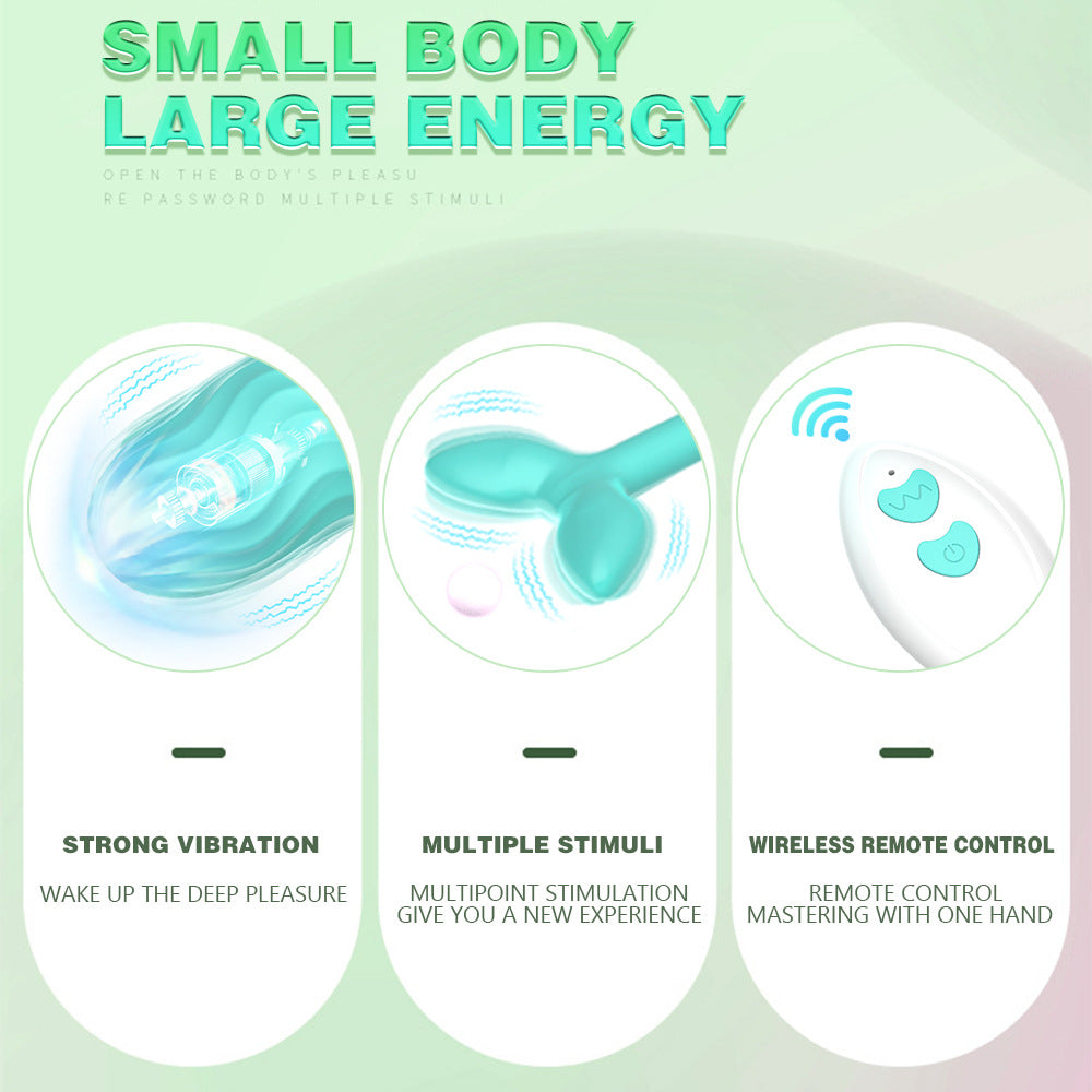 App/wireless Remote Control Egg Vibrator With Teasing Tail-EROSREALM