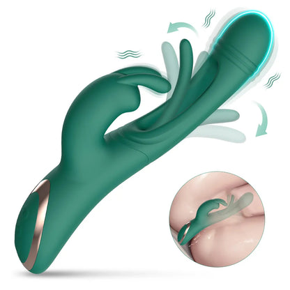 Thrusting Rabbit Vibrator Clitoris G Spot Masturbator-EROSREALM