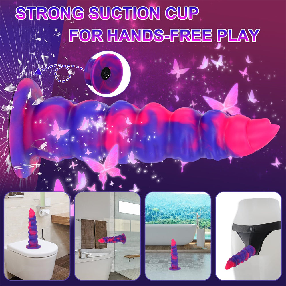 Fantasy Monster Dildo Vibrator Thrusting Dildo Anal Beads Vibrator-EROSREALM