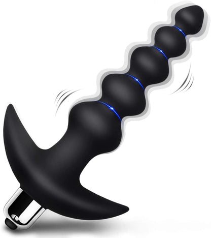 Vibrating Anal Beads Butt Plug Prostate Massager Sex Toy-EROSREALM