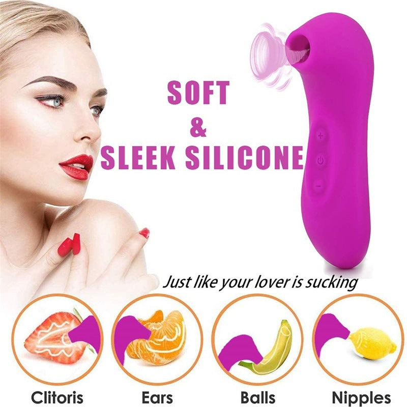 Clit Sucker Sucking Vibrator Clitoris Stimulator-EROSREALM