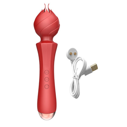 Rechargeable Personal Rose Massager With 20 Vibration Modes-EROSREALM