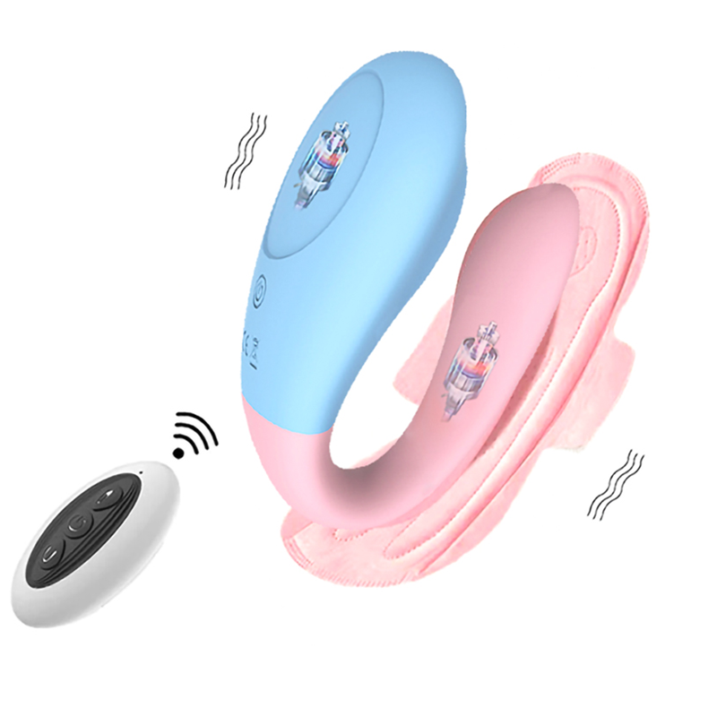 Waterproof Rechargeable Remote Control Couple Vibrator with 8 Frequencies-EROSREALM