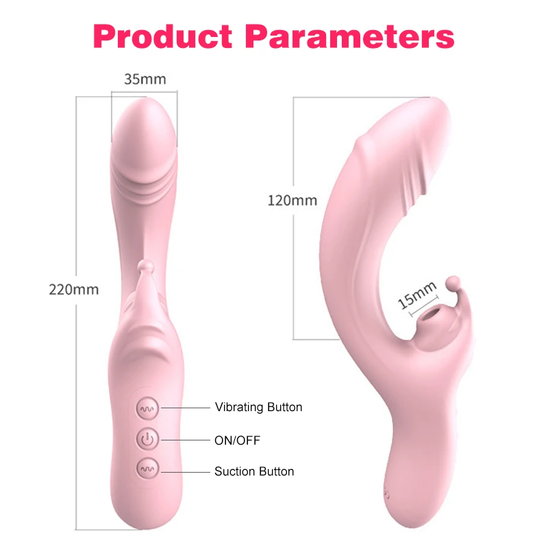 Intelligent Clit G-Spot Dual Stimulation Rabbit Suck Vibrator-EROSREALM