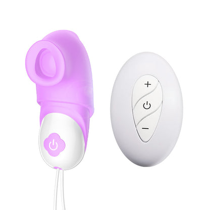 Rechargeable Remote Control Cute Vibrator with Detachable Nozzle-EROSREALM