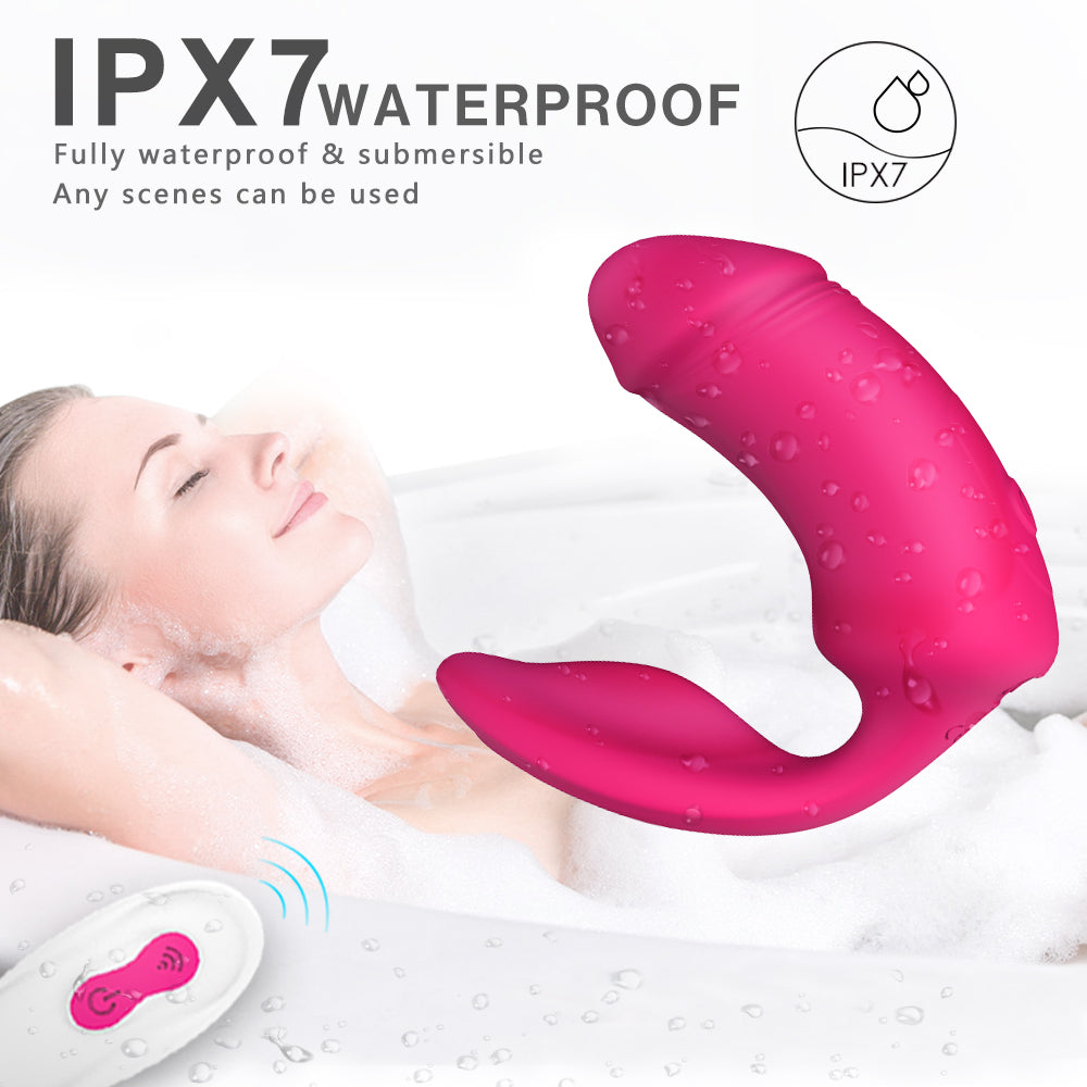 Invisible Wearable Vibrator G-spot Stimulator Wearable Dildo-EROSREALM