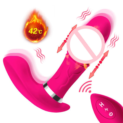 Remote Control Heating G-Spot Vibrator-EROSREALM