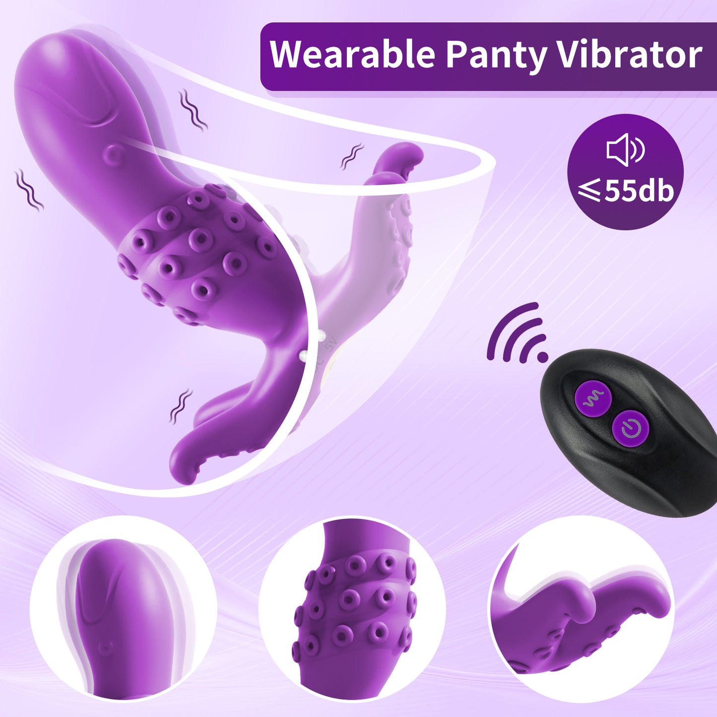 Octopus App / Wireless Remote Control Panty Vibrator-EROSREALM