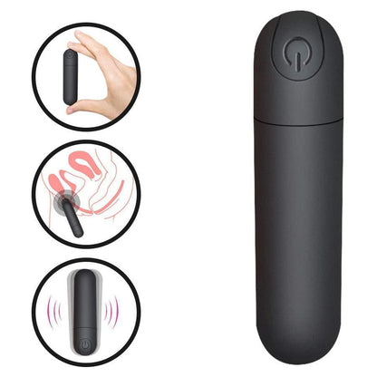 Bullet Vagina Stimulator Massager for Travel Vibrant with USB Rechargeable Waterproof-EROSREALM