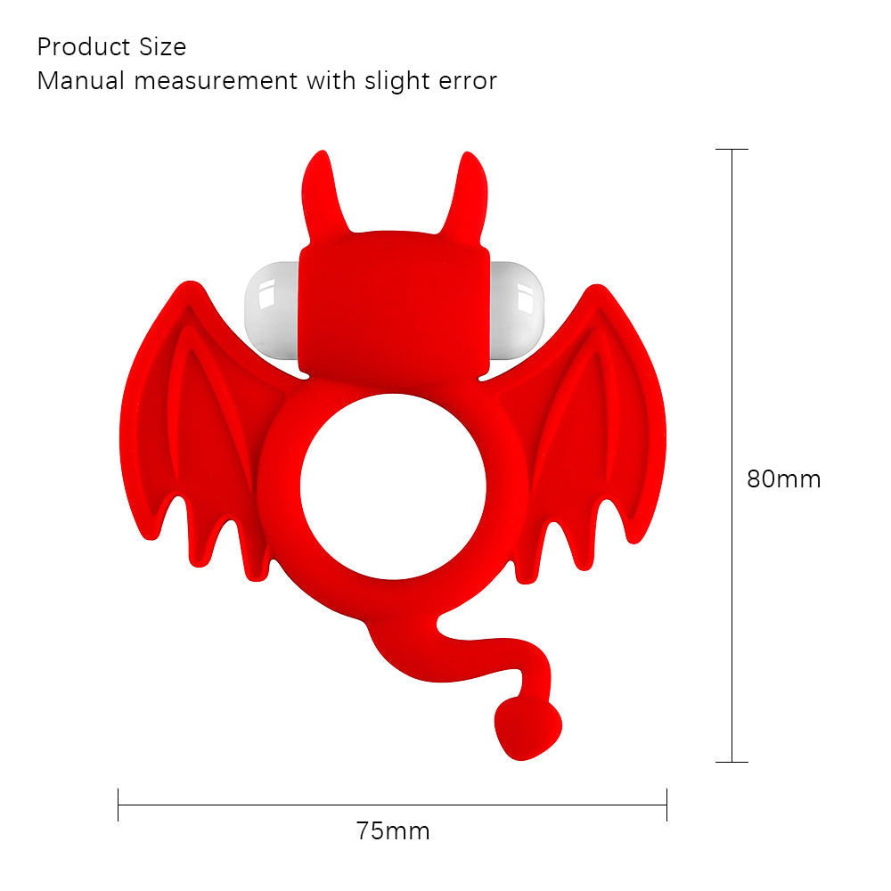 Bat Vibrator Delayed Ejaculation Sleeve Cock Ring For Men-EROSREALM