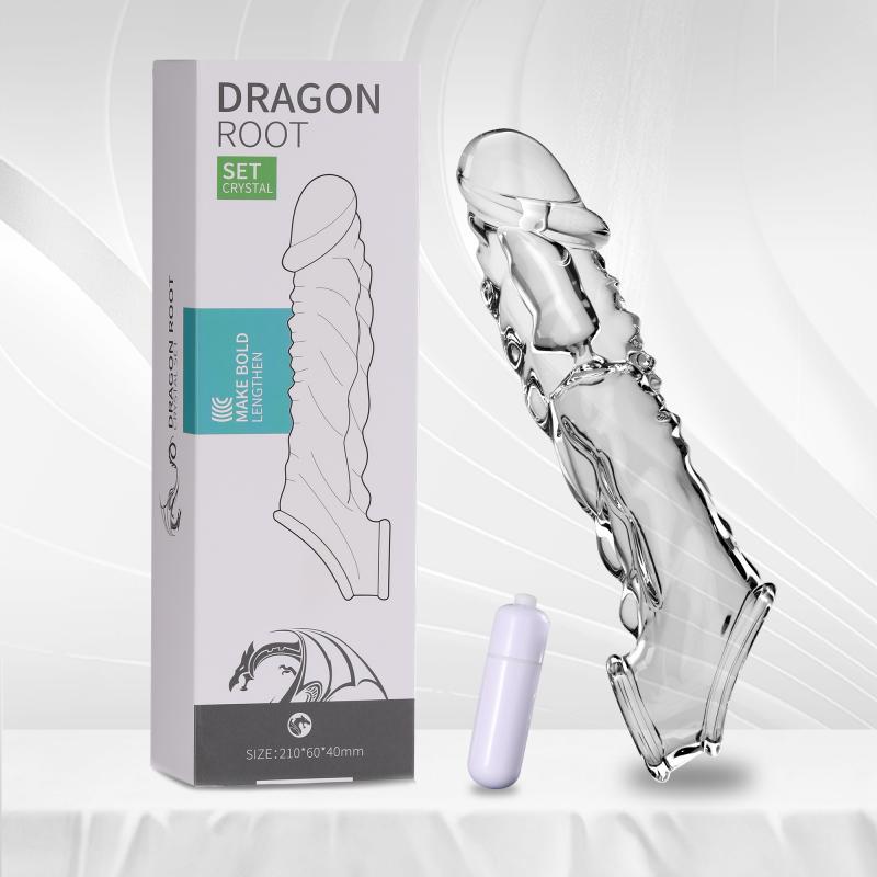 Dragon Root Vibration Penis Sleeve-EROSREALM