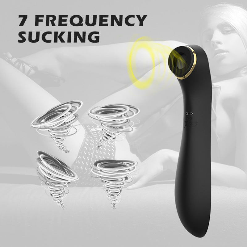 2-in-1 Sucking & Vibrating Double-headed Massager-EROSREALM