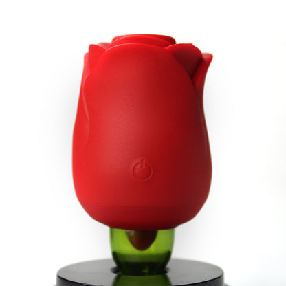 Rends 2 in 1 Suction Vibrator Rose 2.0 Red-EROSREALM