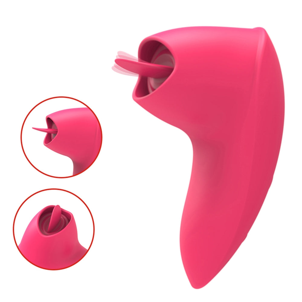 12 Speed Tongue Licking Vibrator-EROSREALM