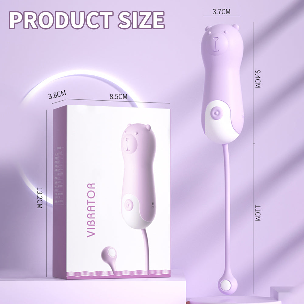 2 In 1 Cute Bear Vibrators 10 Frequency G-spot Massager-EROSREALM