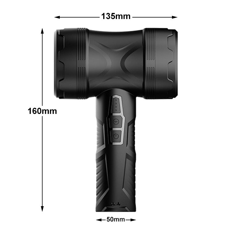 Thor's Hammer Double Headed Vibrating Masturbation Cup Inverted Model-EROSREALM