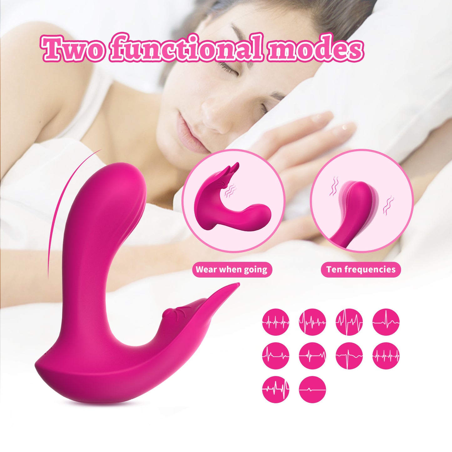 2-in-1 Clit Stimulator & Panty Vibrator-EROSREALM