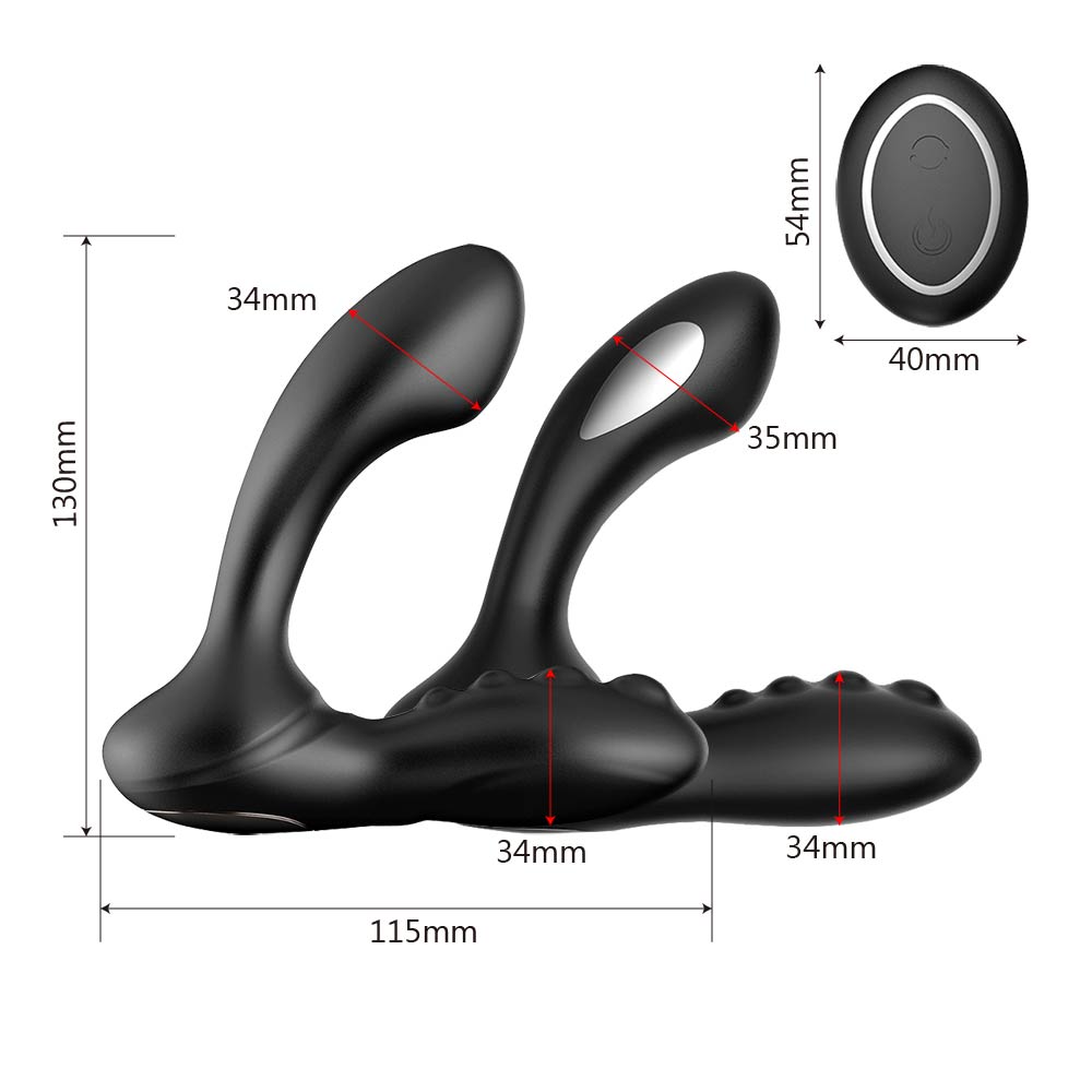 Anal Vibrator Anal Butt Plug 8 Speeds Electric Shock Prostate Massager-EROSREALM