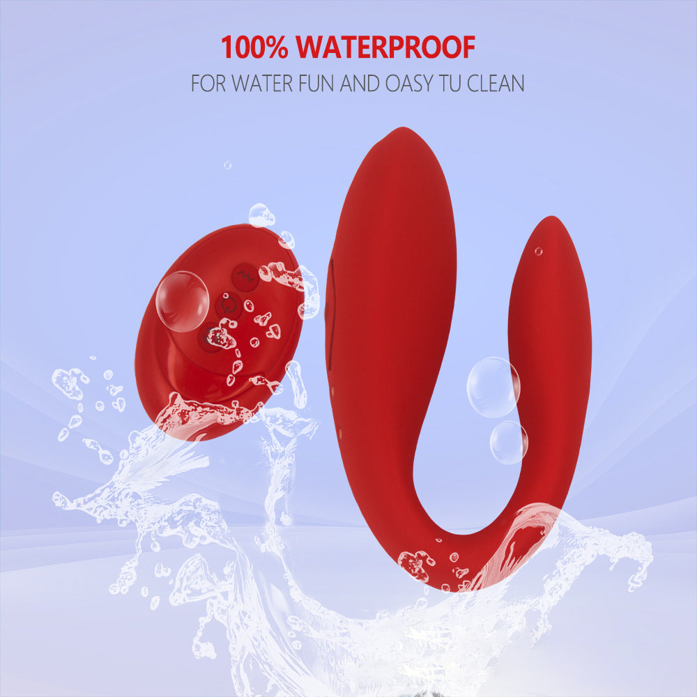 Remote Control Silicone G Spot Vibrator Couple Fun Waterproof Silent Sexual Flirting Toy-EROSREALM