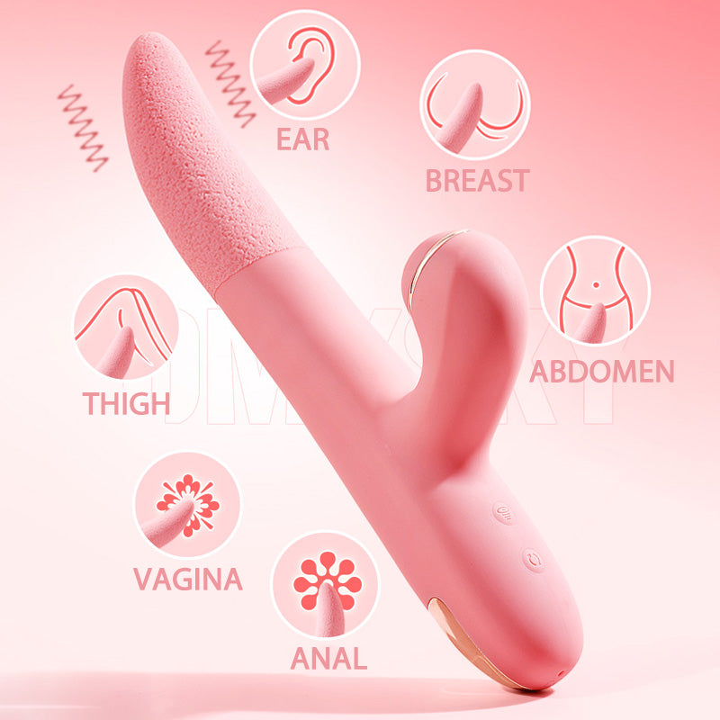 Love Tongue Swinging Vibrator-EROSREALM