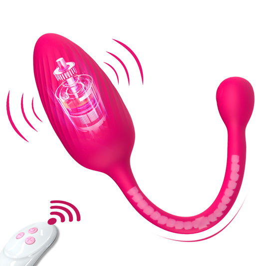 Remote Control Vibrating Egg Built-in Kegel Ball Panties Vibrator-EROSREALM