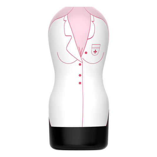 Nurse Cheongsam Manual Aircraft Cup Men's Simulated Penis Exercise Masturbation Cup Adult Products-EROSREALM