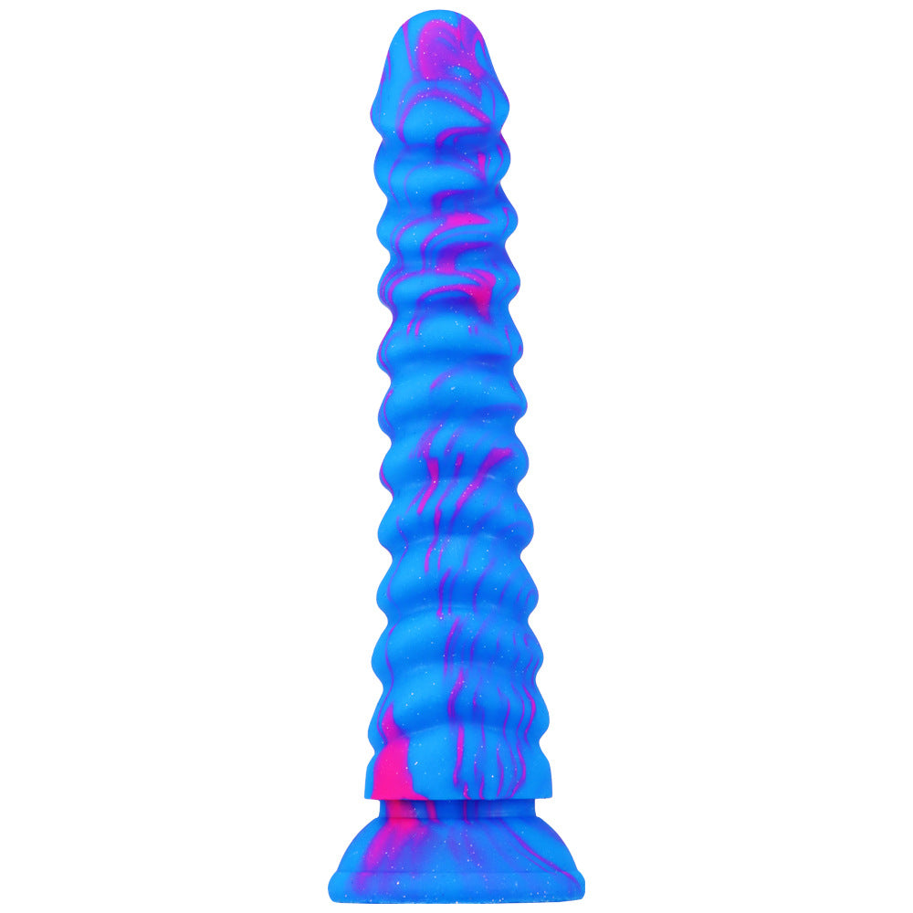 8.5 Inch Dragon Scale Silicone Dildo-EROSREALM