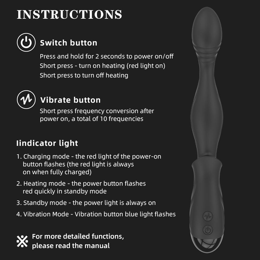 Sword Anal Plug Heating And Vibrating Pull Bead-EROSREALM