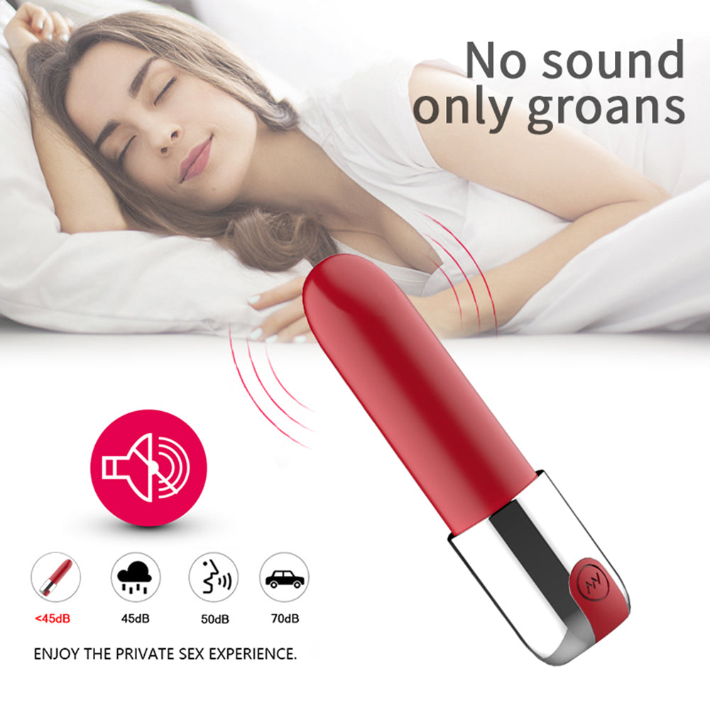 Mini Bullet Vibrator G Spot Lipstick Vibration Vagina Clitoris Stimulator-EROSREALM