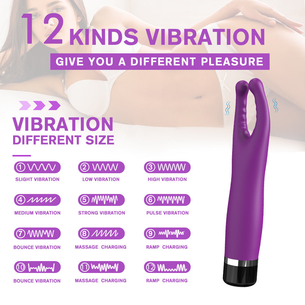 Female Vibrating Nipples And Clitoris Stimulator Male Penis Trainer-EROSREALM