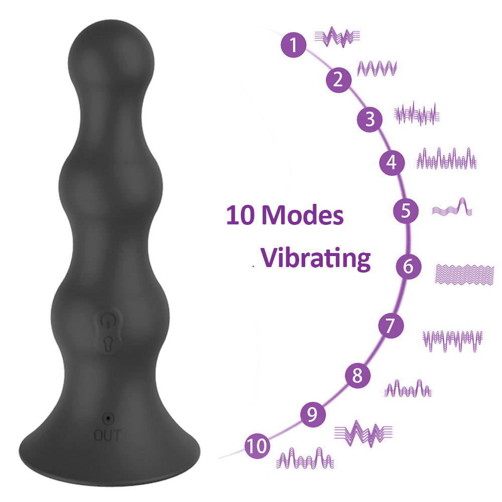 Anal Beads Vibrator Anal Plug For Adults-EROSREALM