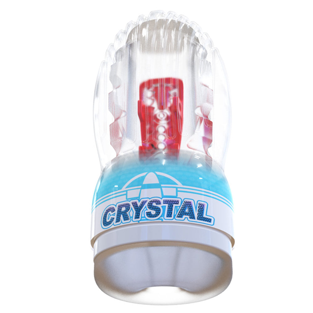 Crystal Transparent Male Manual Masturbation Cup-EROSREALM