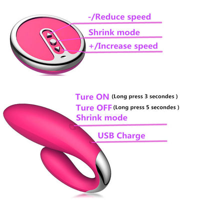 8 Speed AV Remote Control Vibrator-EROSREALM