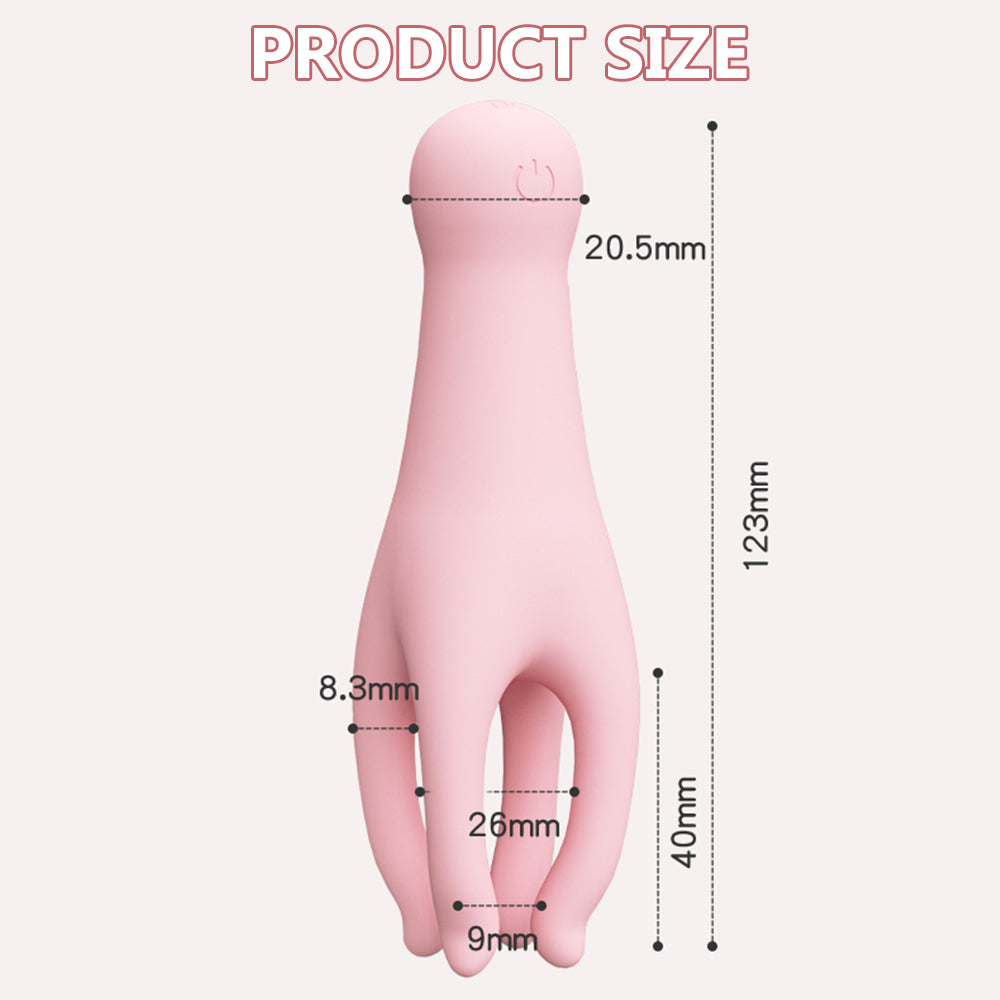 Rotating nipple clitoral stimulator Breast Massager-EROSREALM