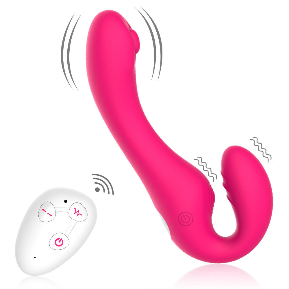 Roma-s Wireless Remote Control Flapping Strapless Wearable Vibrator For Couple-EROSREALM