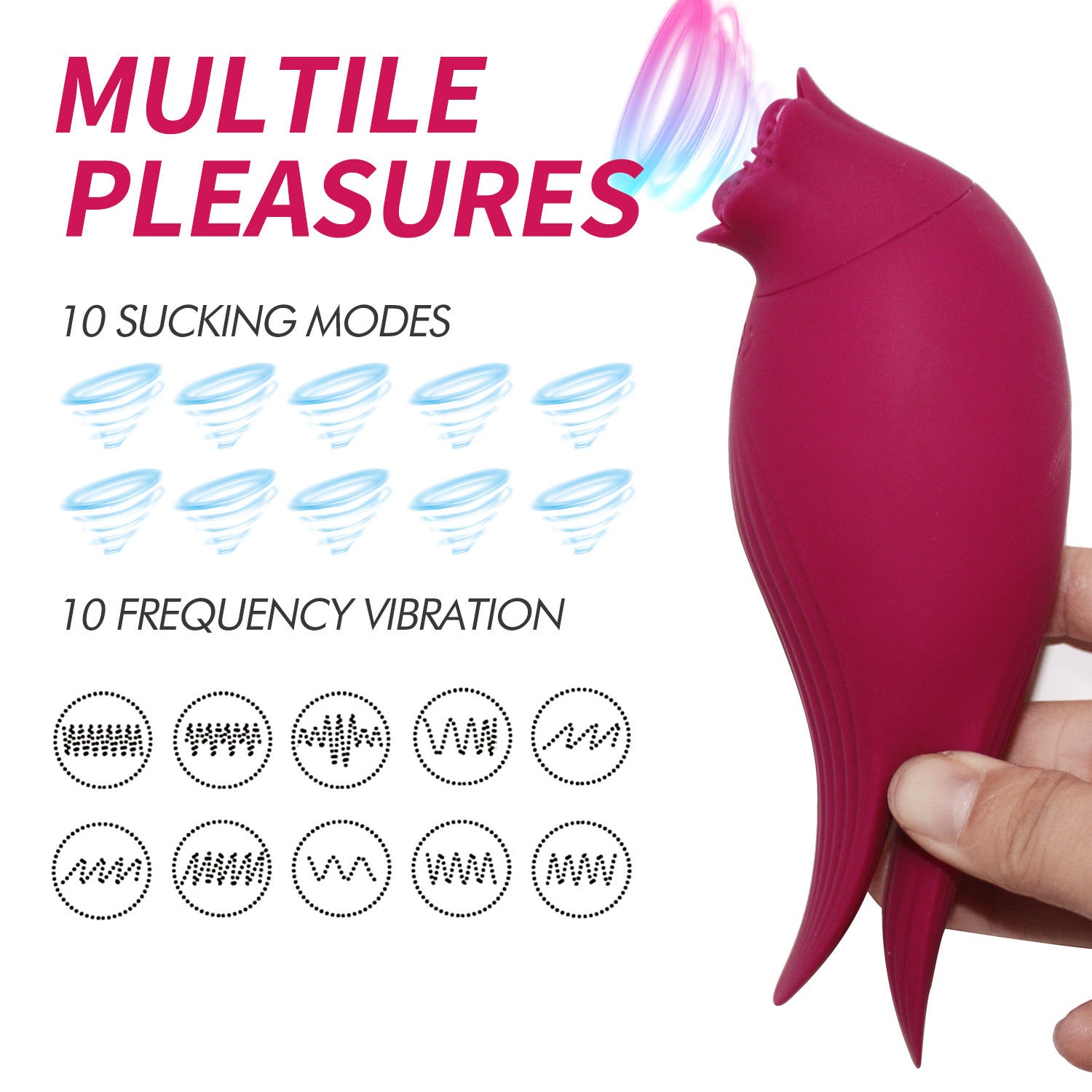 Tidal Bird 2 In 1 Flower toys Vibrator-EROSREALM