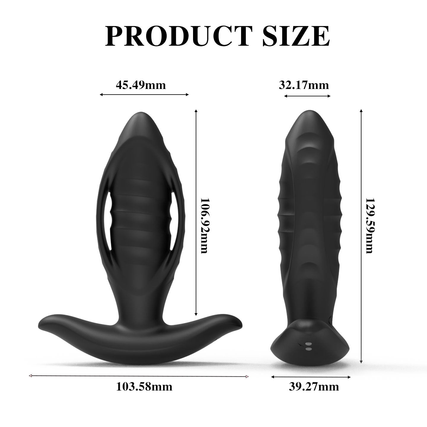 Bull Warrior Wireless Remote Control Anal Vibrator-EROSREALM