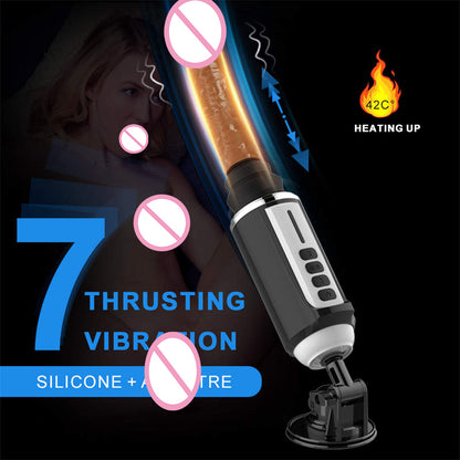 Automatic Masturbation Telescopic Heating Dildo Sex Machine-EROSREALM