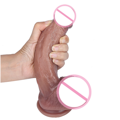 5.9 Inch Liquid Silicone Double Layer Dildo-EROSREALM