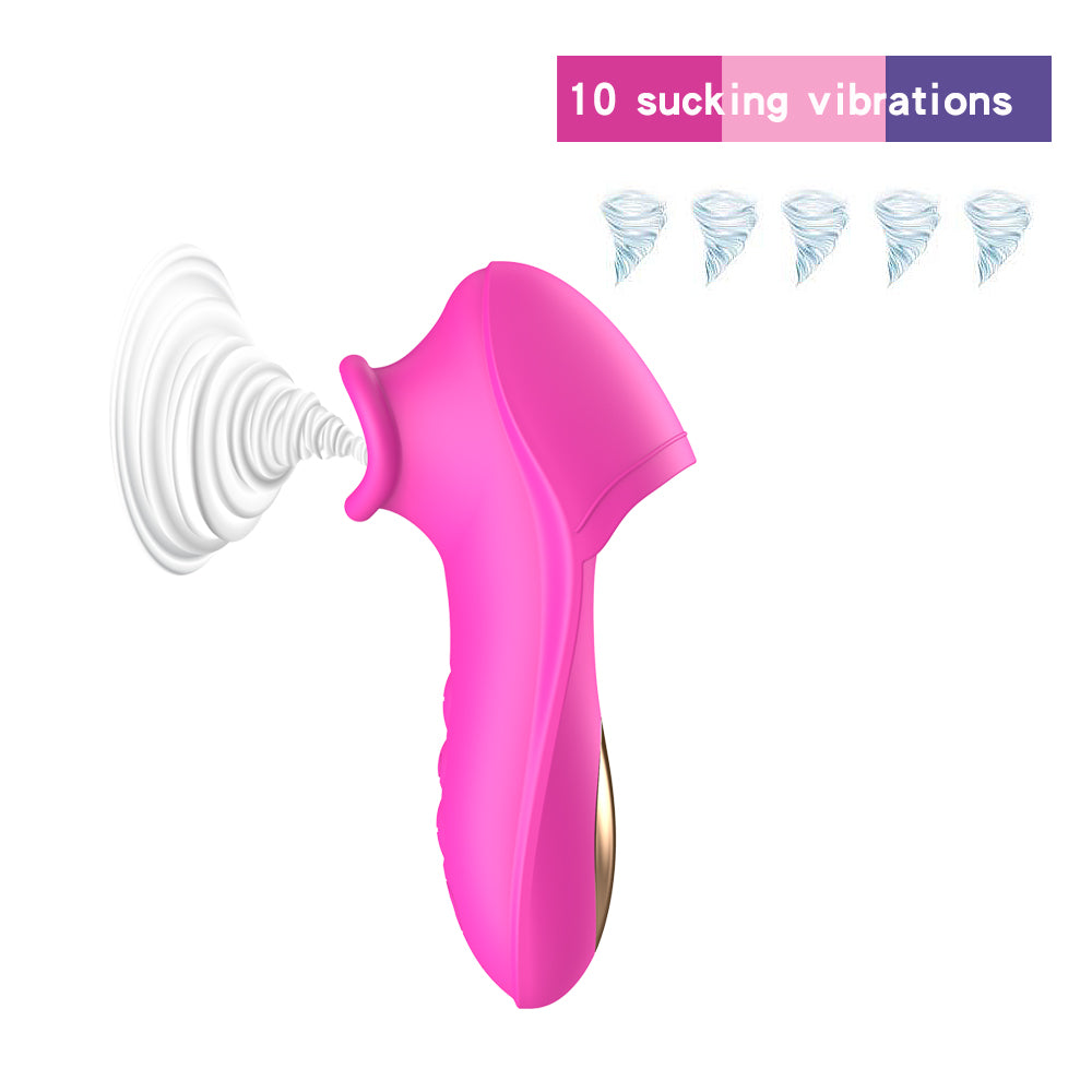 G-spot Finger Sucker Breast Massager Clitoris Vagina Stimulator-EROSREALM