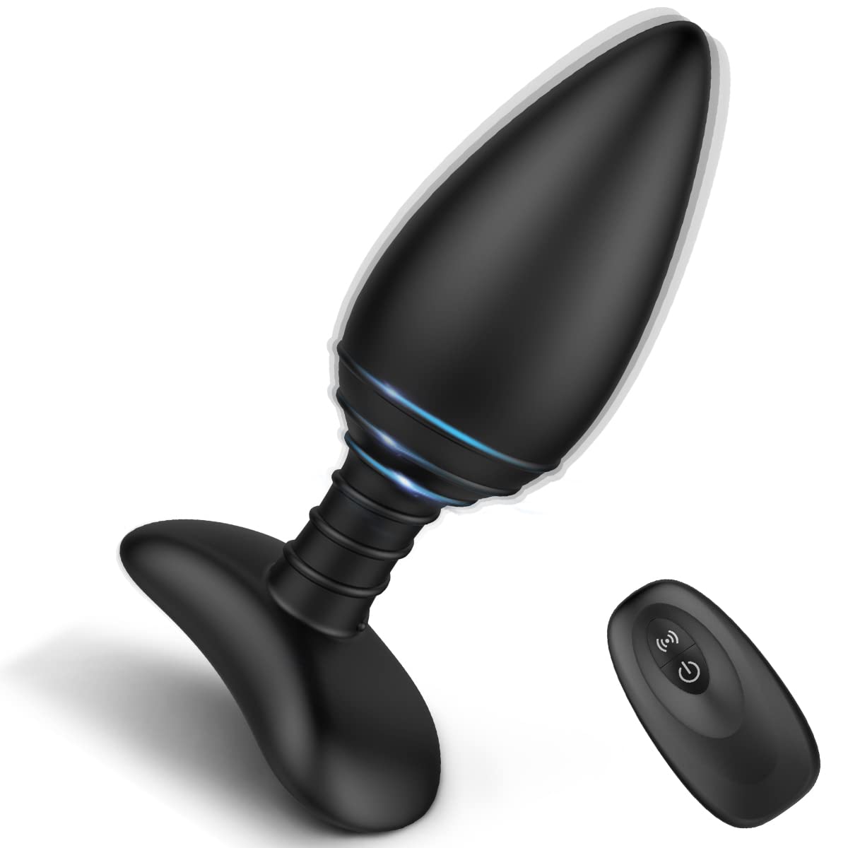 Vibrating Butt Plug. Silicone Rechargeable Anal Vibrator-EROSREALM