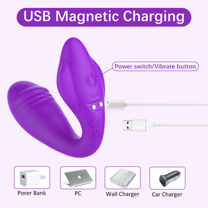 Wireless Remote Control Dildo Vibrating Panty G-spot Clitoris Stimulatorn Massage Vibrators-EROSREALM