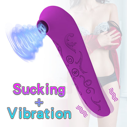 Sucker Vibrator Clitoris G Spot Stimulator Nipple Vagina Sucker Vibrator-EROSREALM