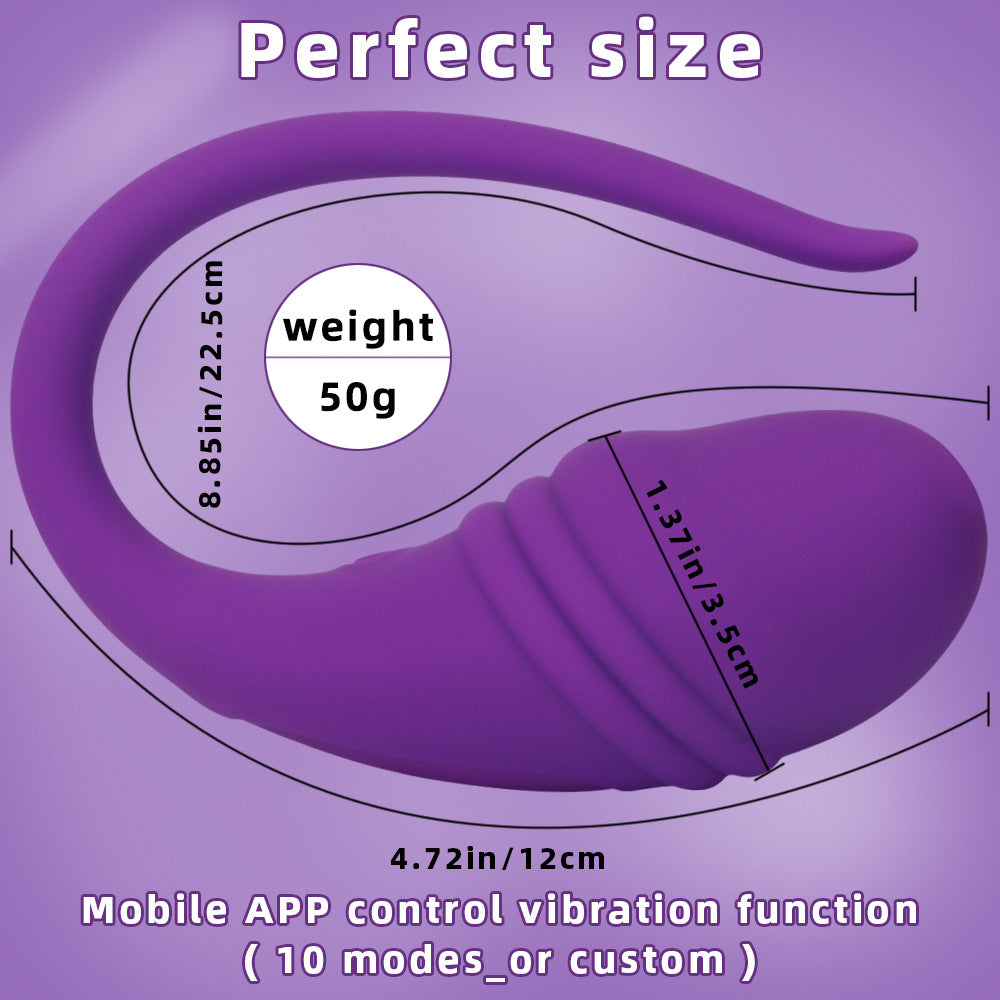 App Remote Control Multi-frequency Wearable Vibrator-EROSREALM