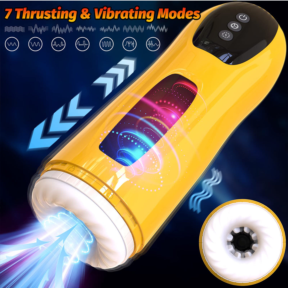 Mobius - Interactive Voice Heating Thrusting Vibration Male Penis Stroker-EROSREALM