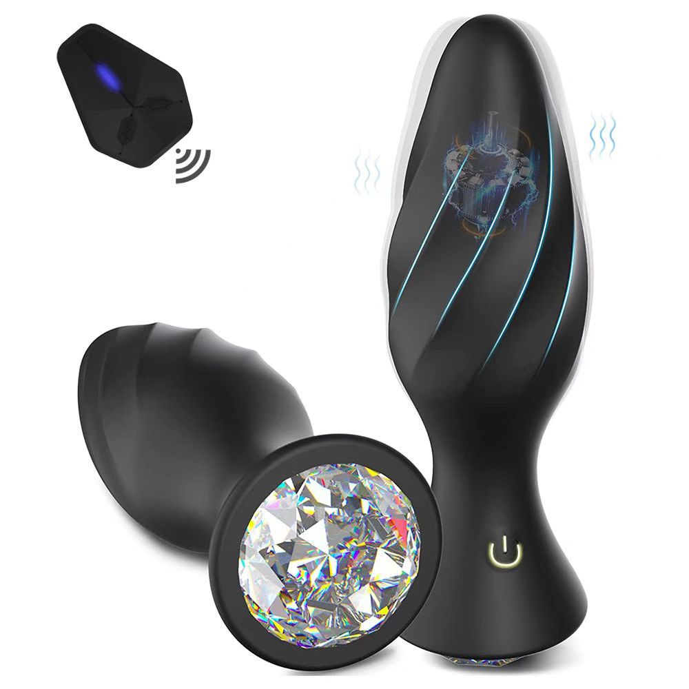 Gem Wireless Remote Control Anal Vibe Butt Plug-EROSREALM