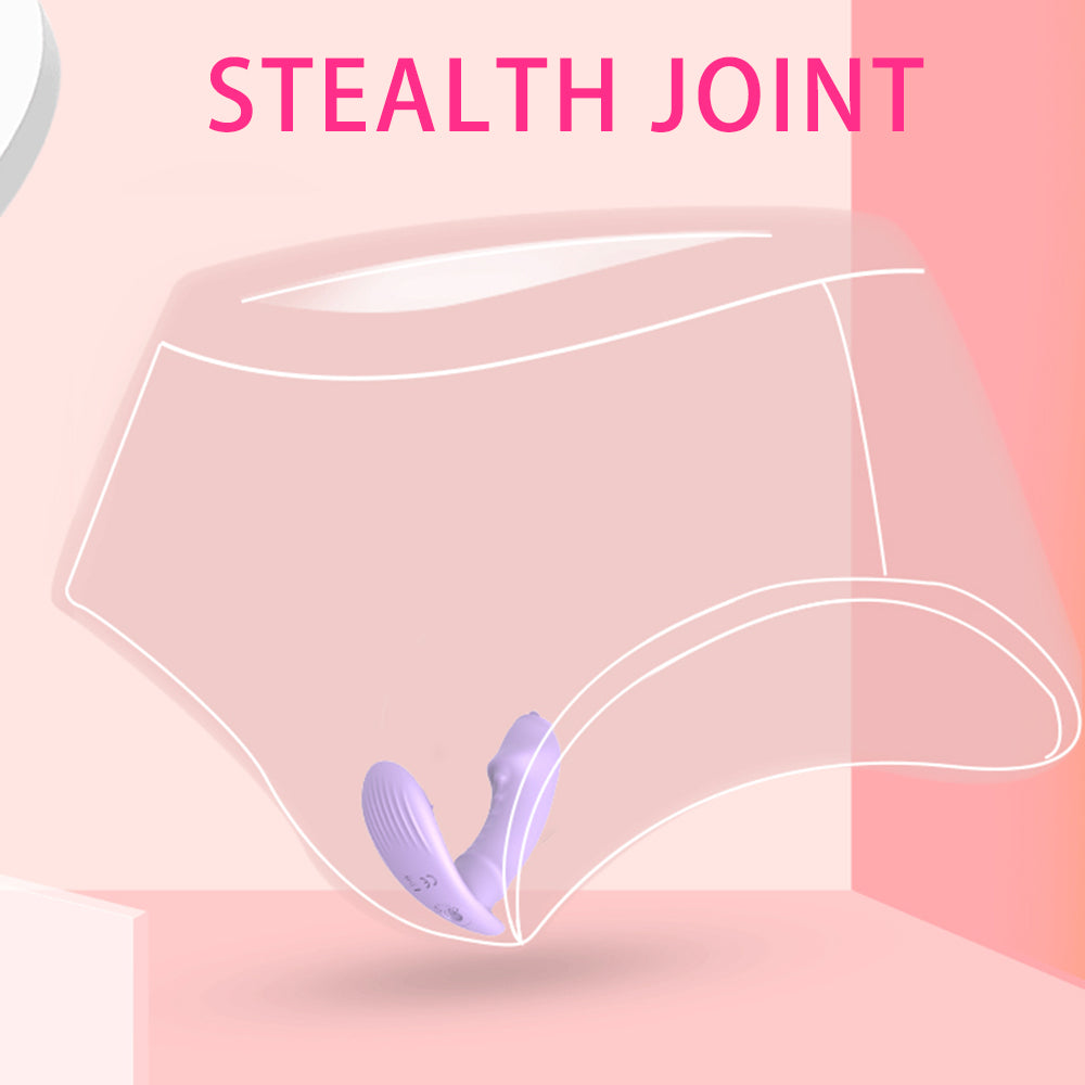 Remote Control Wearable Tongue Licking Panties Vibrator-EROSREALM