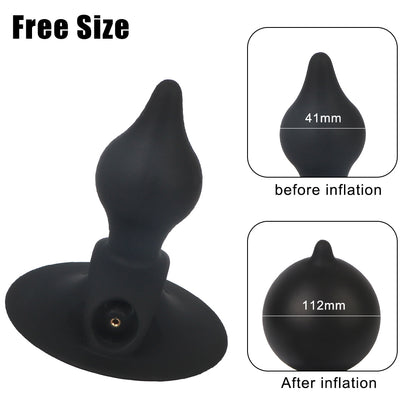 Inflatable Anus Stopper Sucker Anal Expansion Vestibule Prostate Massage Anus Expansion Adult Sex Toy-EROSREALM